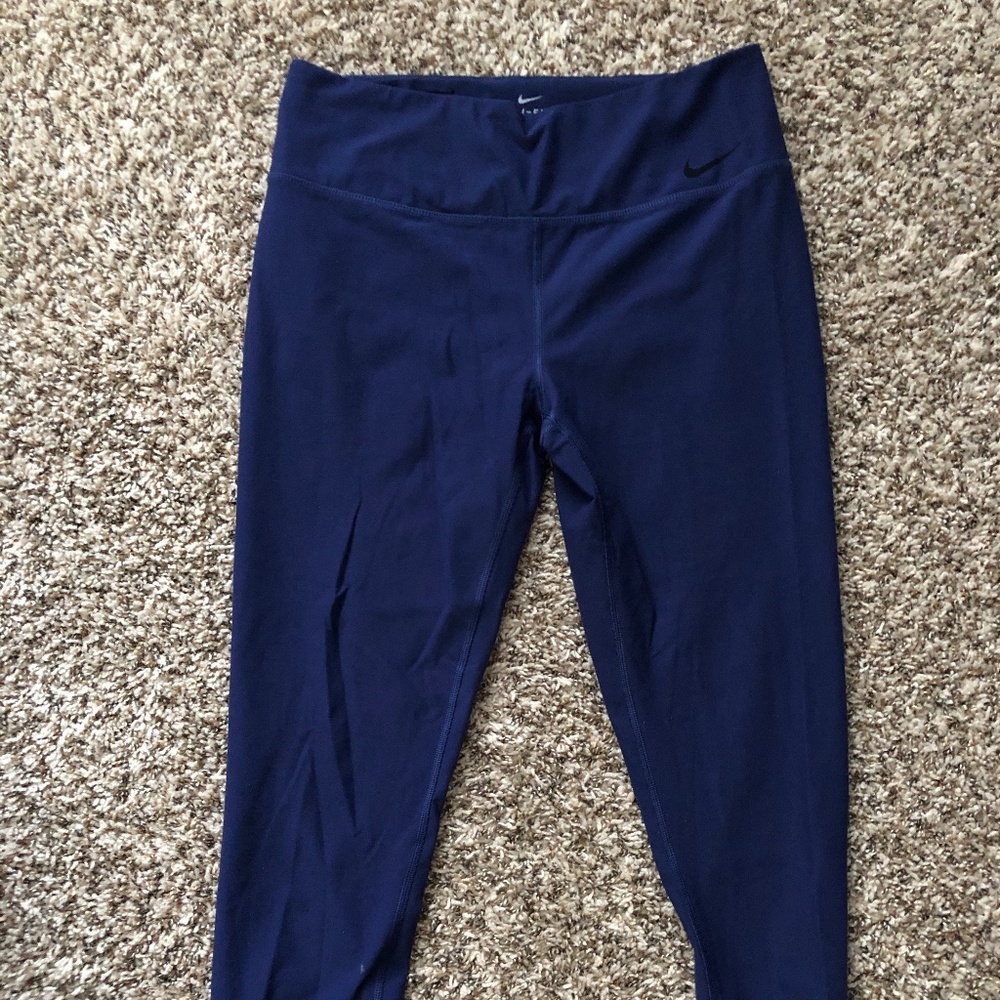 Nike 3/4 Blue Leggings
